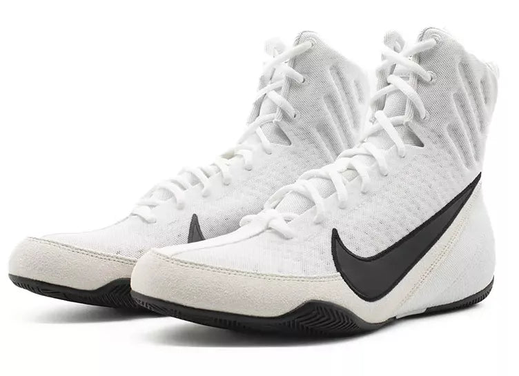 NIKE BOKSSCHOEN MACHOMAI 3.0 WIT/ZWART