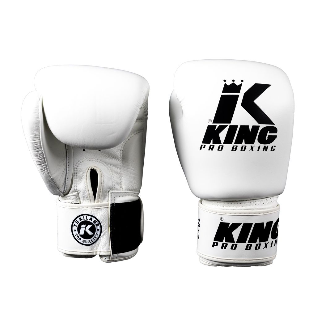 KING PRO (KICK)BOXING GLOVES BGVL3 WHITE/BLACK