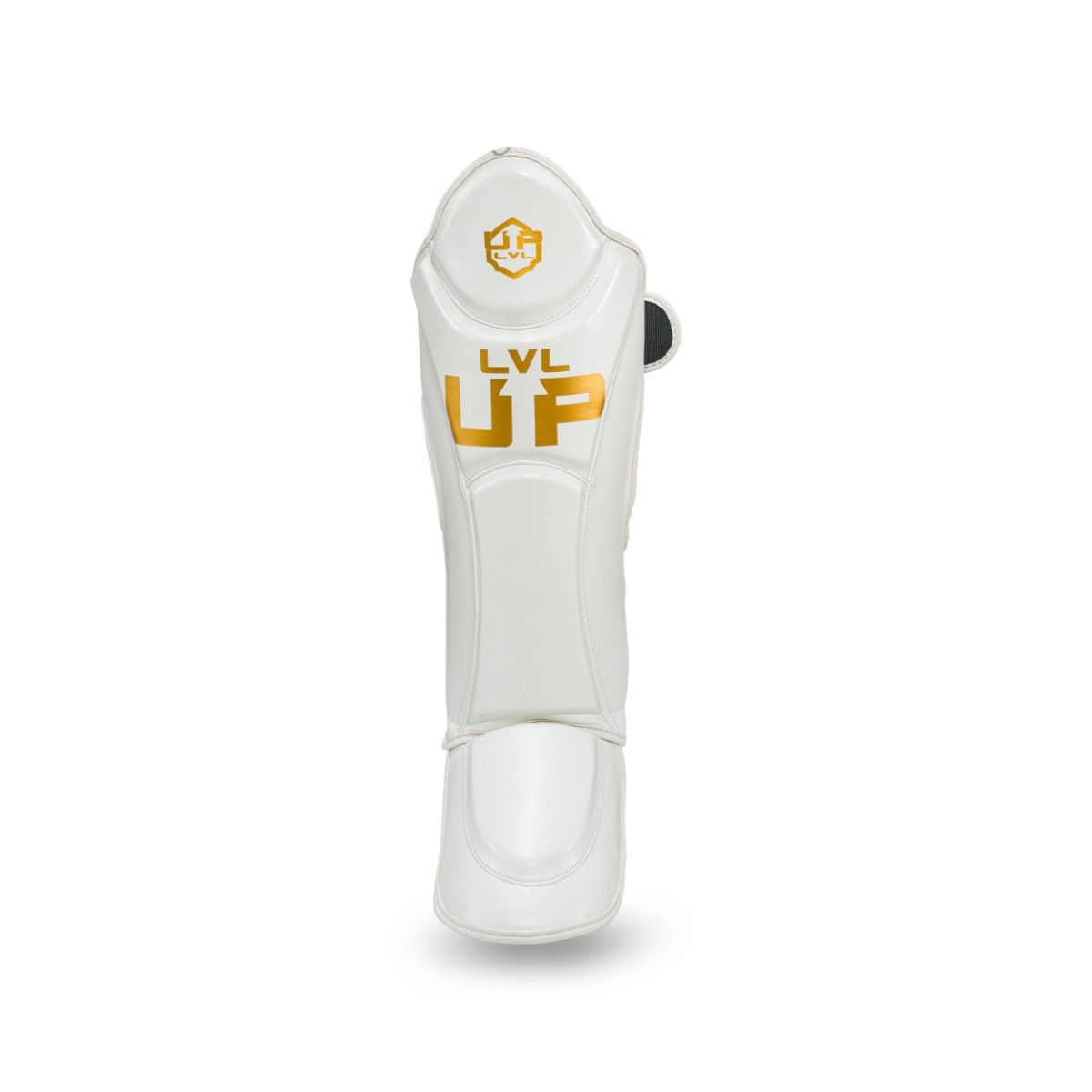 Protège-tibias de kickboxing LVL-UP SG3 blancs