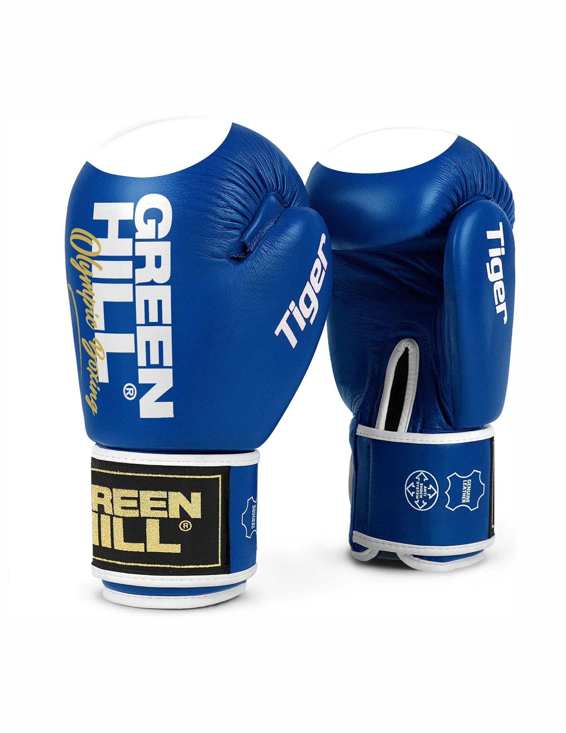 GREEN HILL TIGER TARGET - LEER - BLAUW