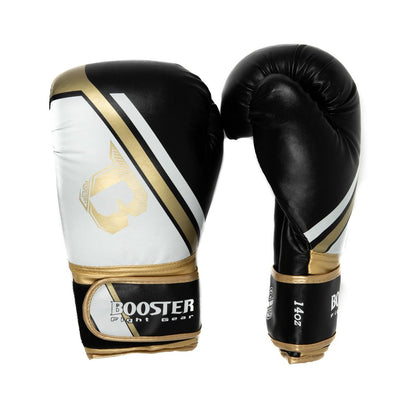 BOOSTER (KICK)BOKSHANDSCHOEN SPARRING V2 - ZWART/GOUD/WIT