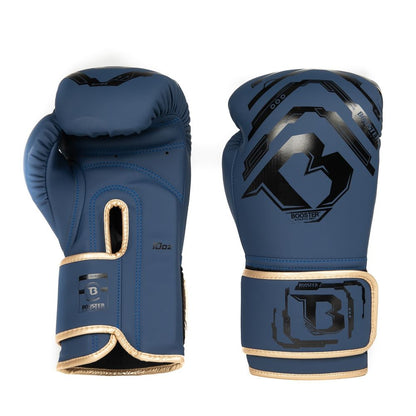 BOOSTER KICKBOKS HANDSCHOENEN KIDS V2- BLAUW/GOUD