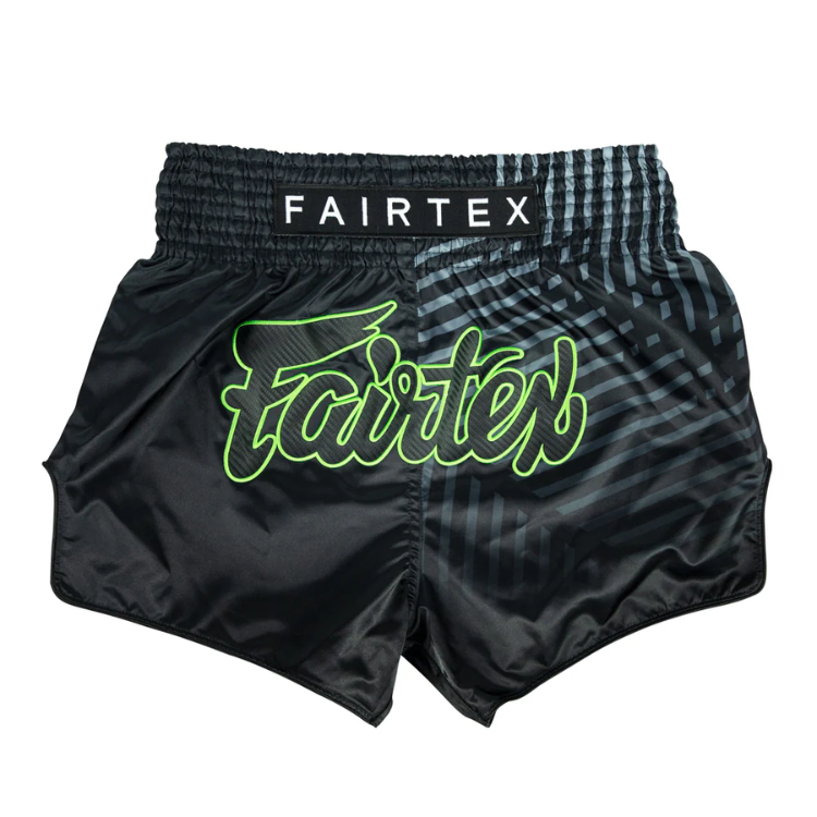 FAIRTEX MUAY THAI SHORT RACER ZWART