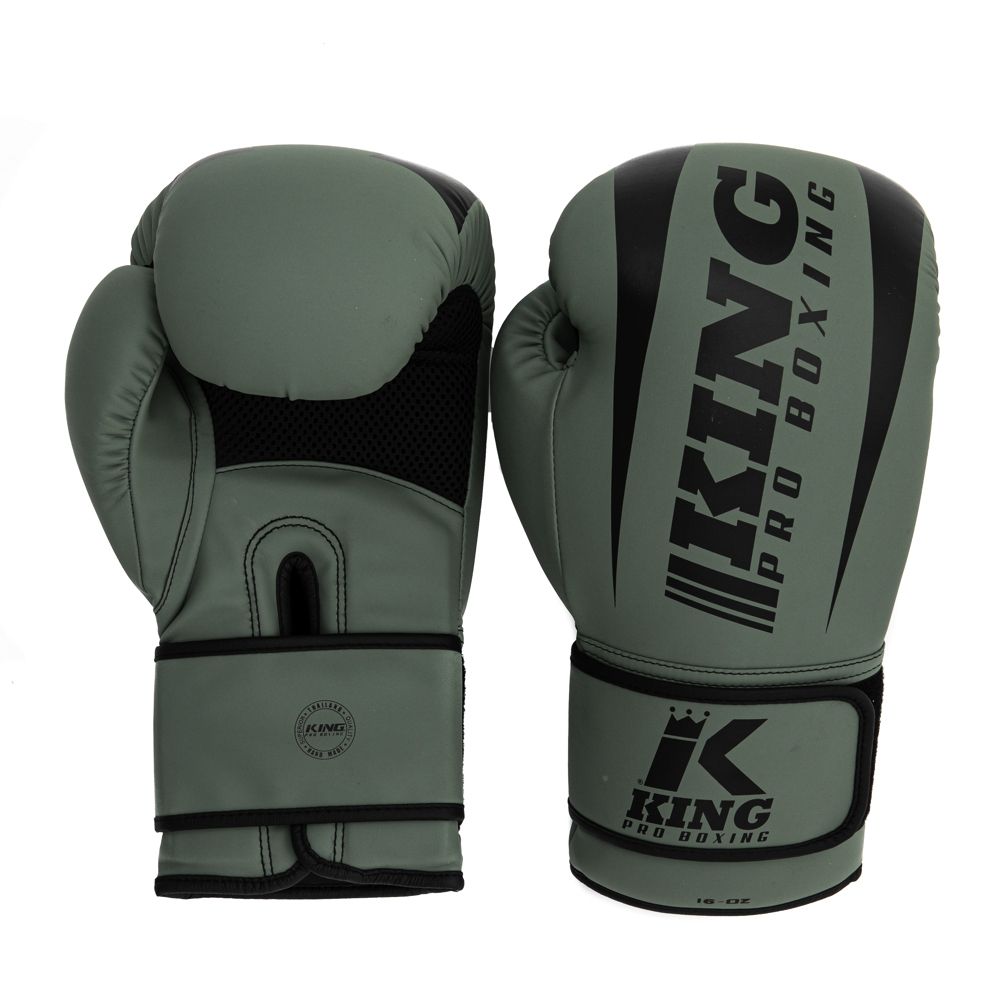 KING PRO  (KICK)BOKSHANDSCHOEN REVO GROEN/ZWART