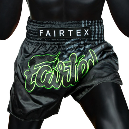 FAIRTEX MUAY THAI SHORT RACER ZWART