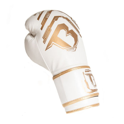 BOOSTER KICKBOKS HANDSCHOENEN KIDS ELITE V2- WIT/GOUD