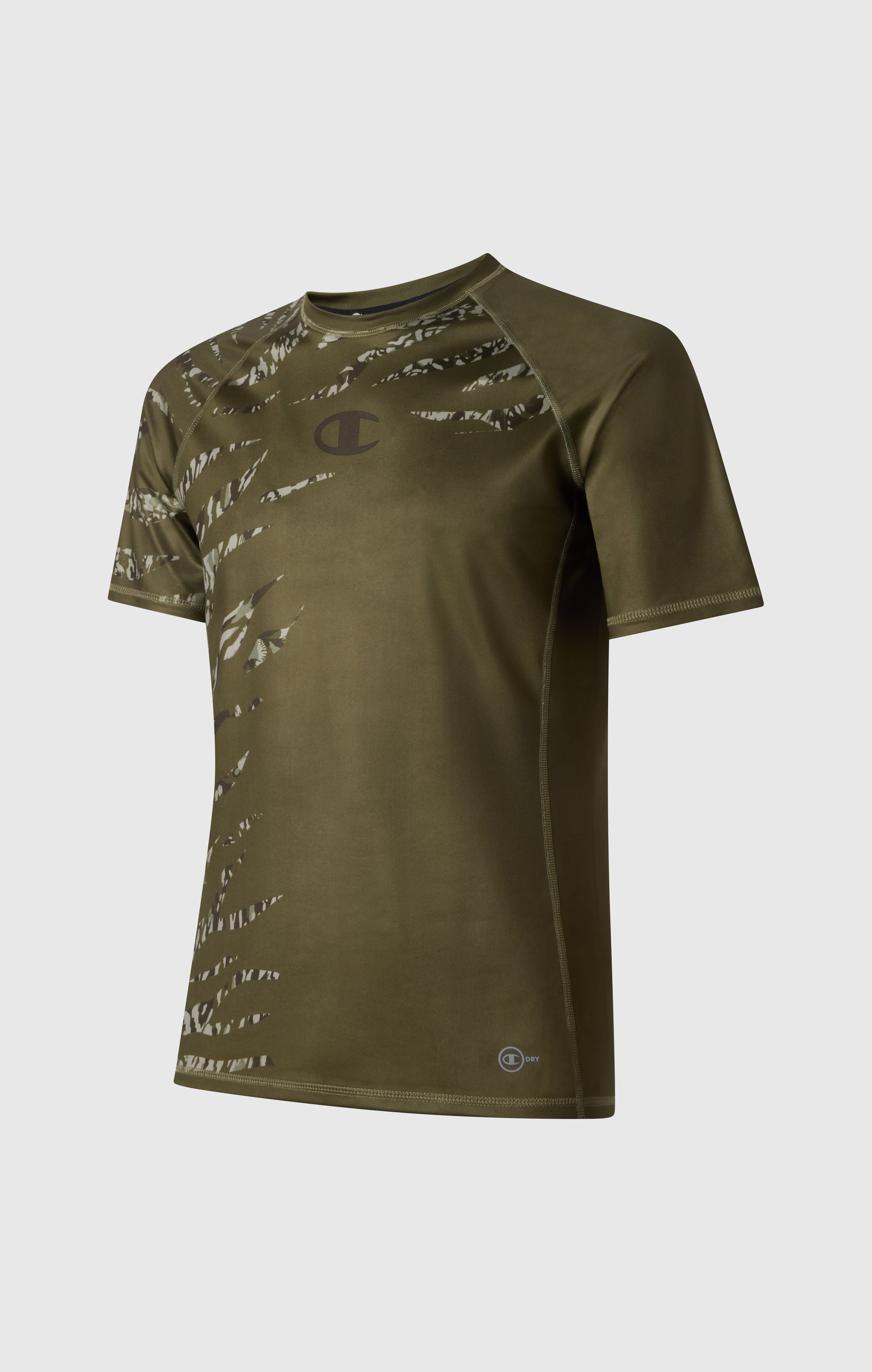 CHAMPION COMPRESSION T-SHIRT COMBAT MILITARY GROEN