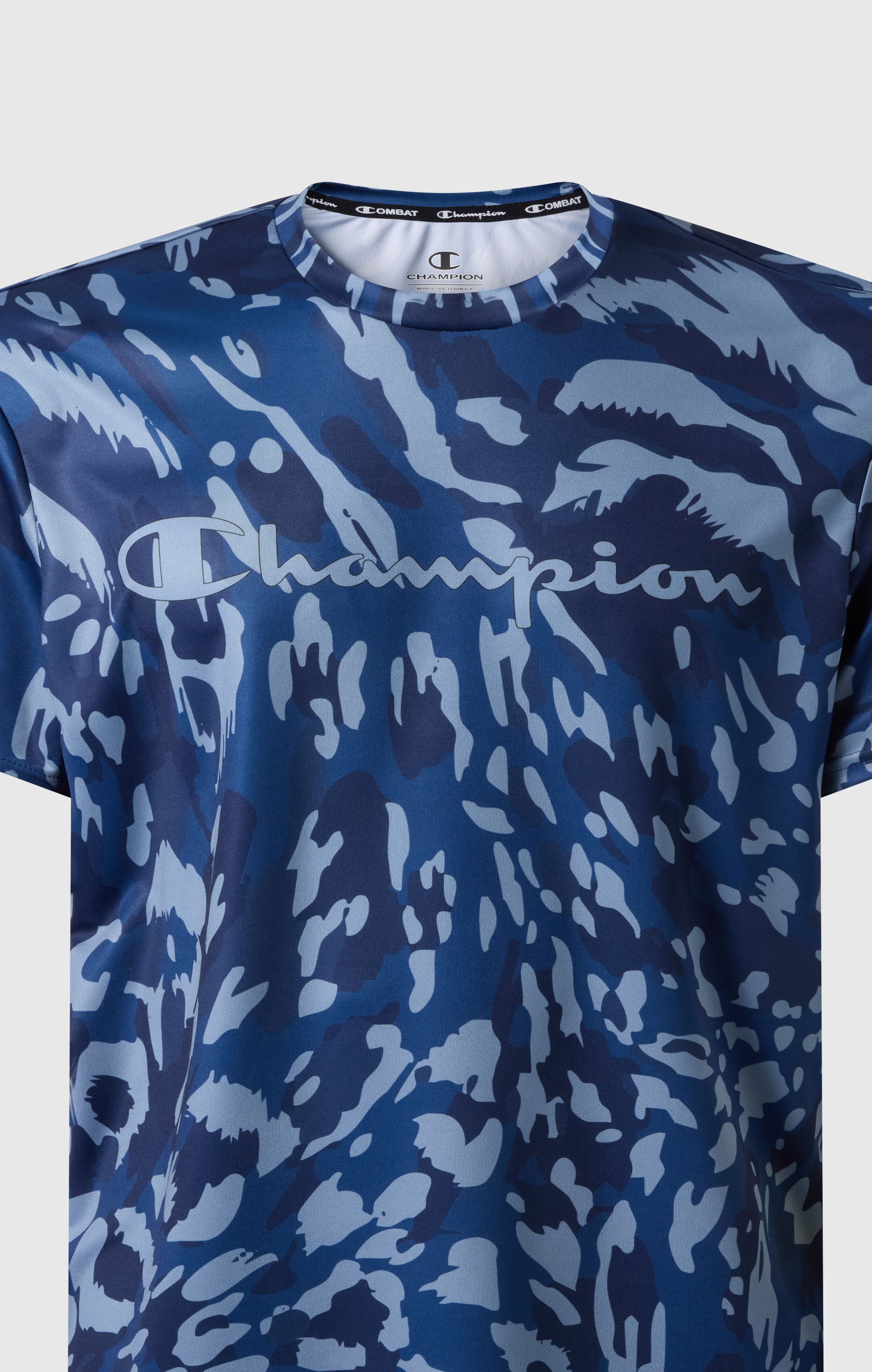 T-shirt Champion à séchage rapide bleu combat