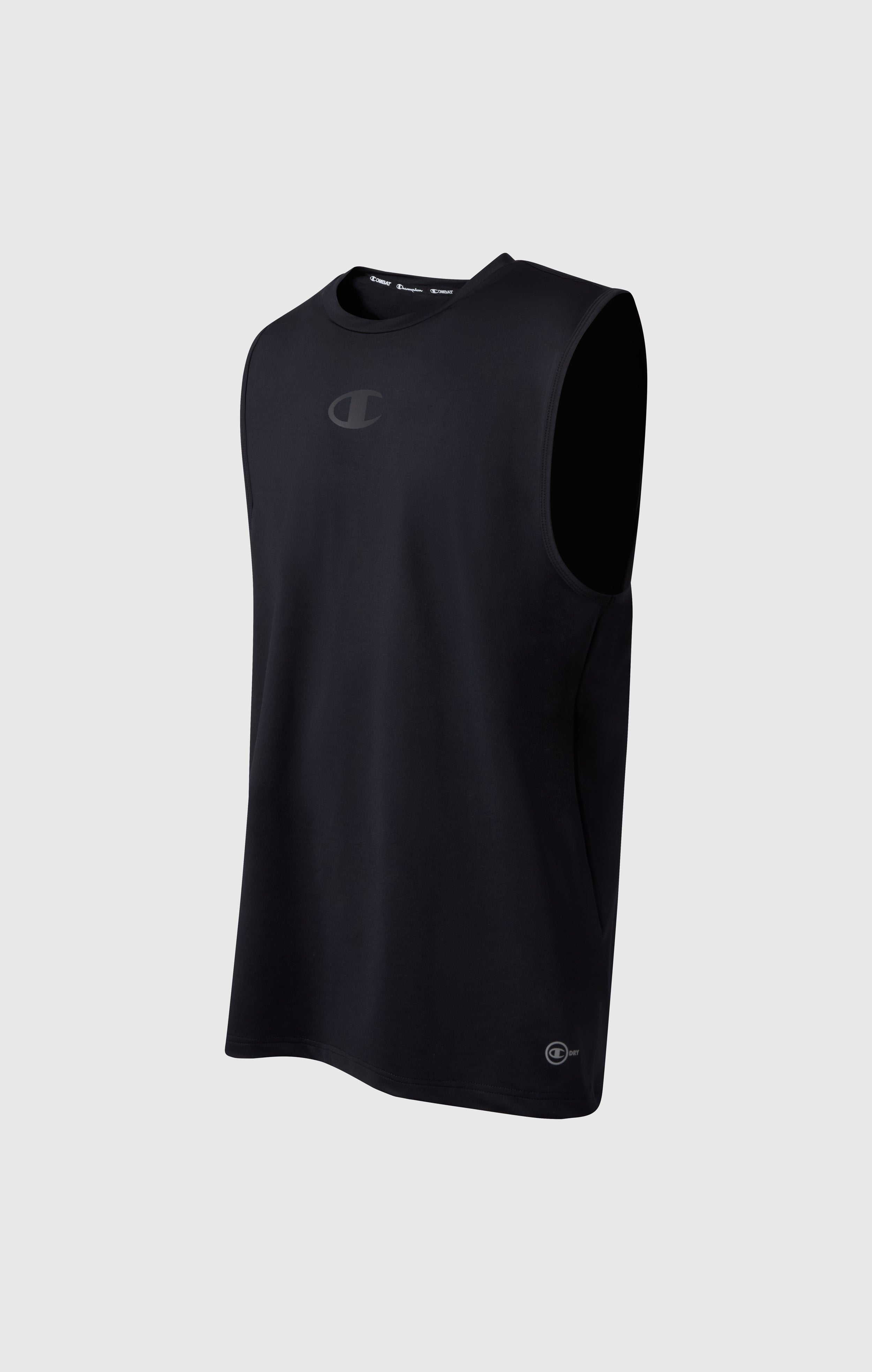 CHAMPION QUIK-DRY TANK TOP COMBAT BLACK