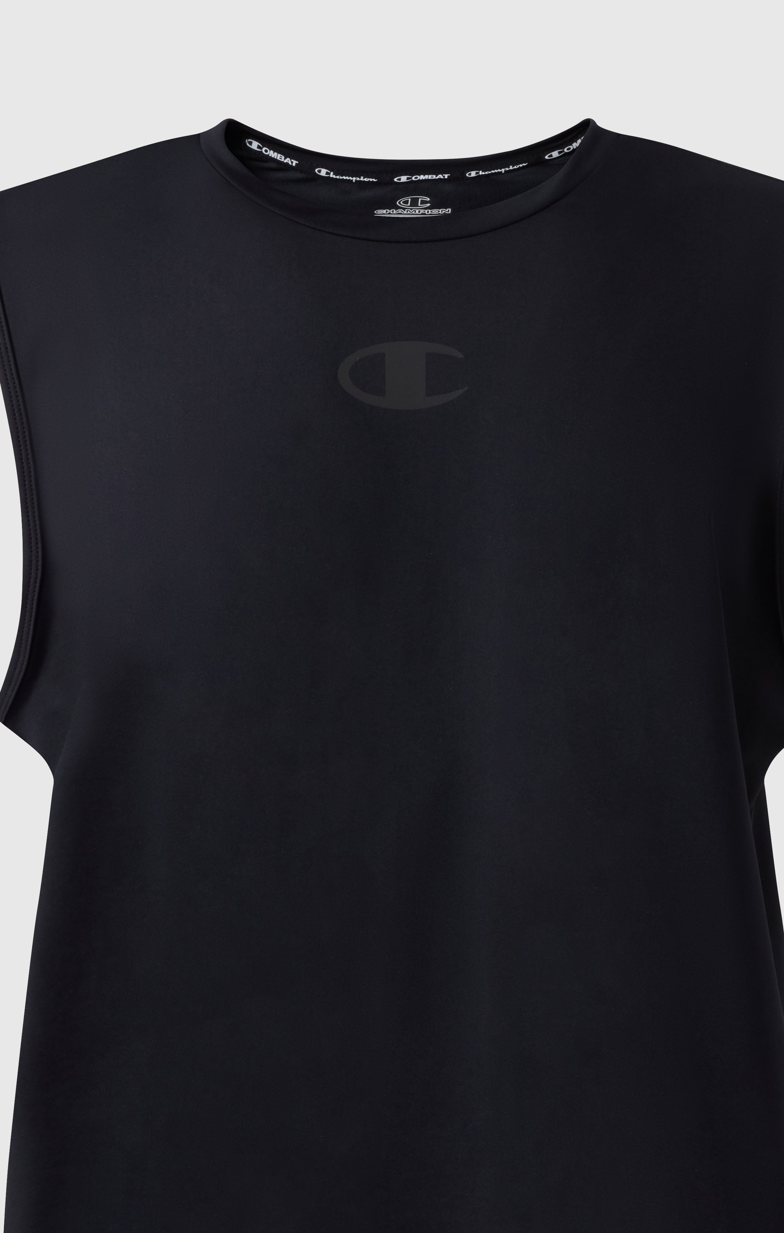 CHAMPION QUIK-DRY TANK TOP COMBAT BLACK