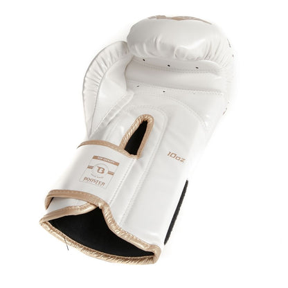 BOOSTER KICKBOKS HANDSCHOENEN KIDS ELITE V2- WIT/GOUD