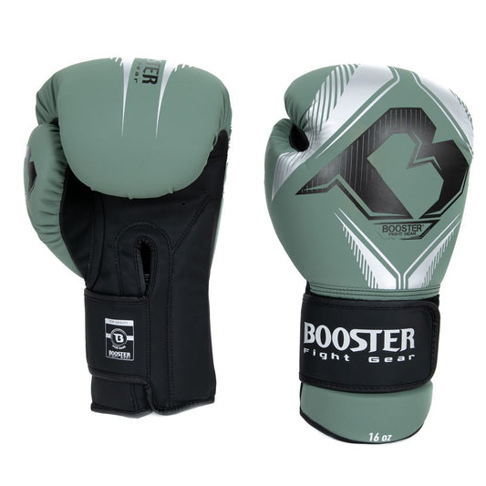 BOOSTER (KICK)BOKSHANDSCHOEN BANGKOK GROEN/ZILVER