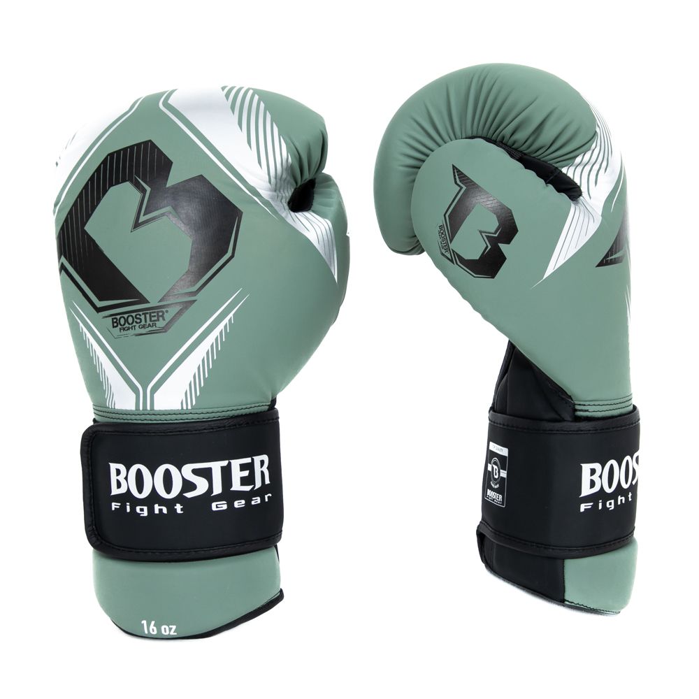 BOOSTER (KICK)BOKSHANDSCHOEN BANGKOK GROEN/ZILVER