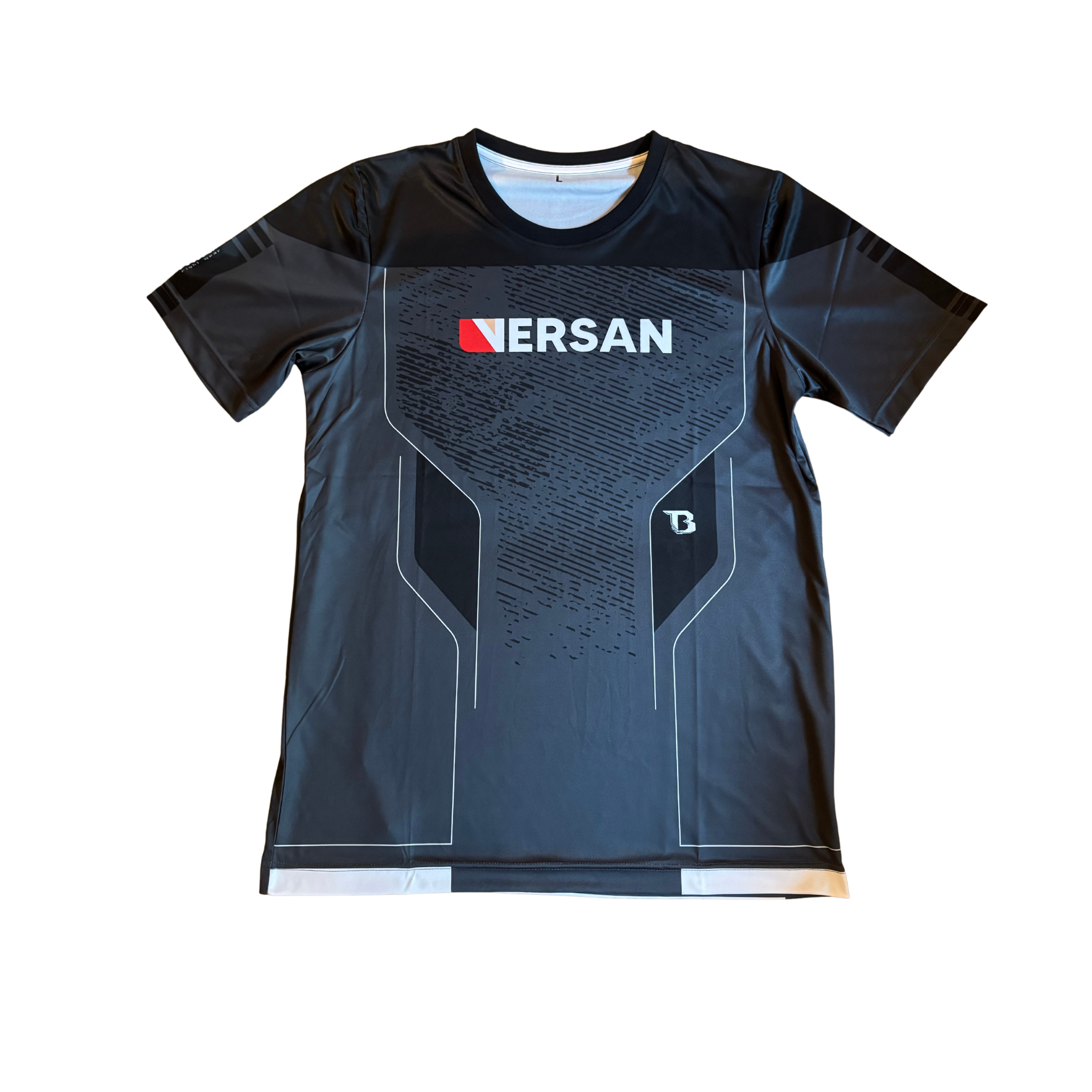 BOOSTER x VERSAN T-SHIRT - DELTA ZWART /GRIJS