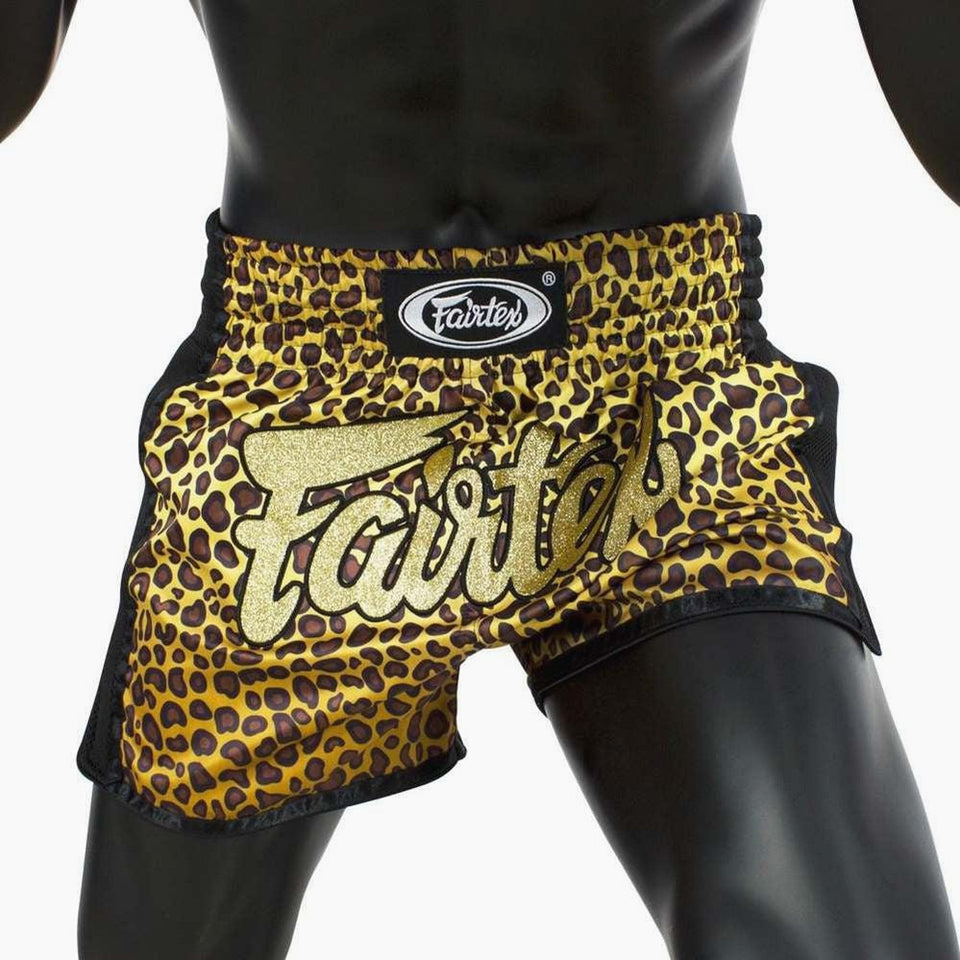 FAIRTEX KICKBOKSSHORTJE LUIPAARD