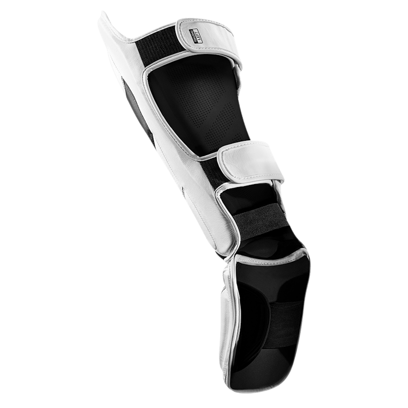HAYABUSA T3 STRIKING SHIN GUARDS BLACK/WHITE