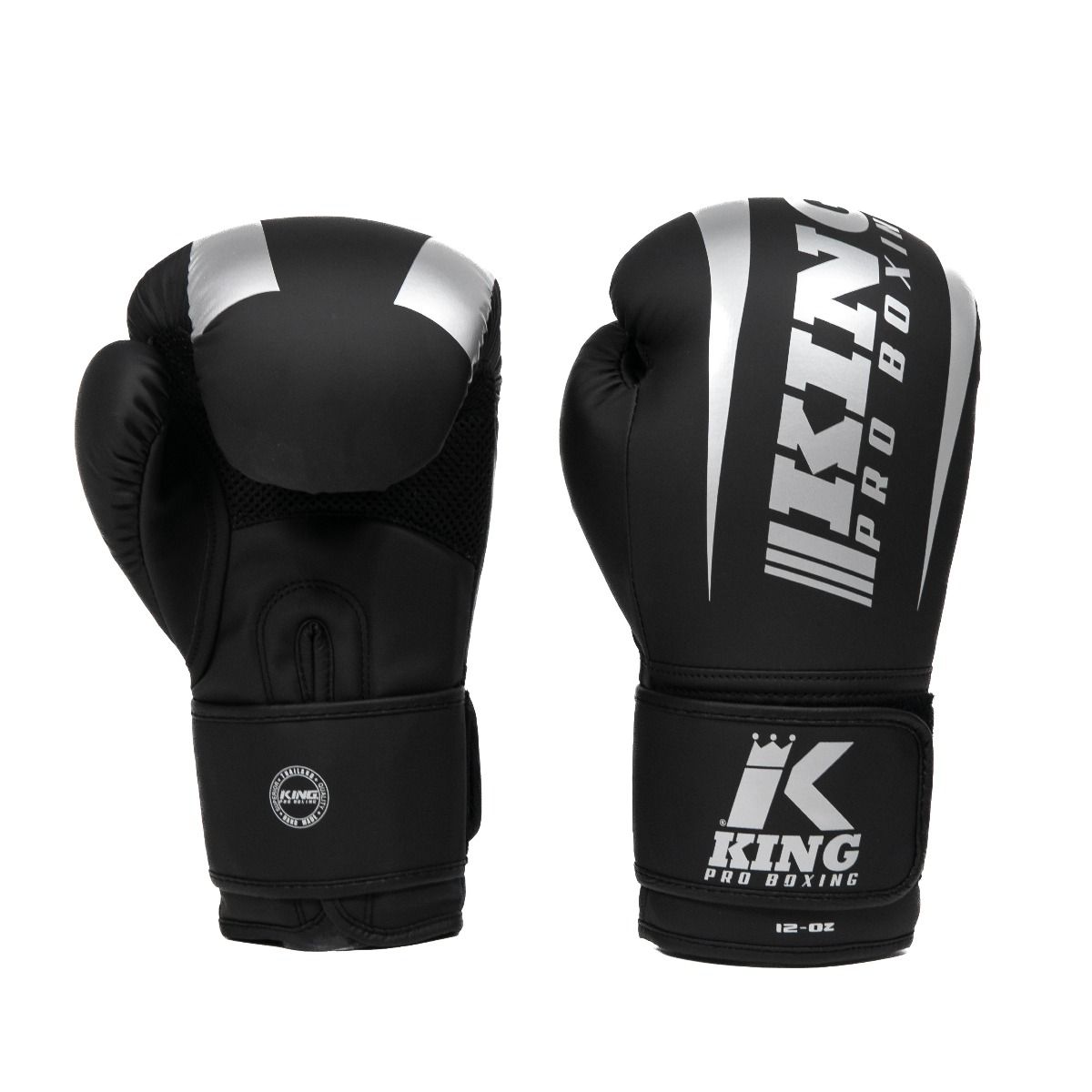 KING PRO (KICK)BOKSHANDSCHOENEN REVO ZWART/ZILVER