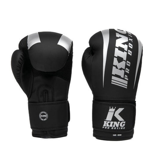 KING PRO (KICK)BOKSHANDSCHOENEN REVO ZWART/ZILVER