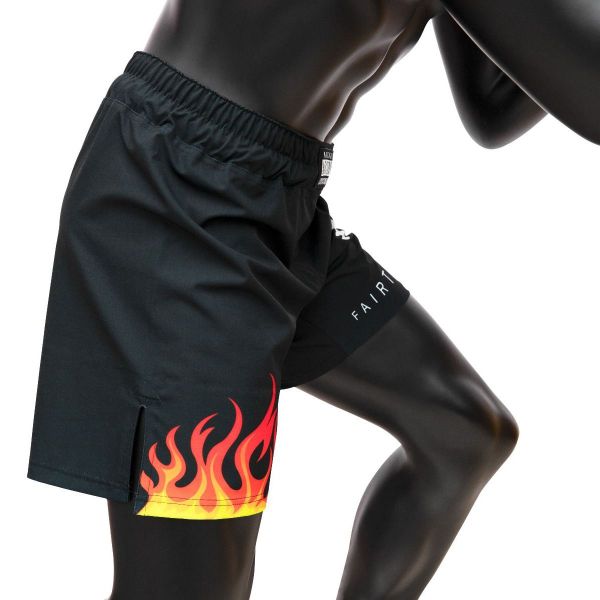 FAIRTEX MMA BROEK BURN ZWART