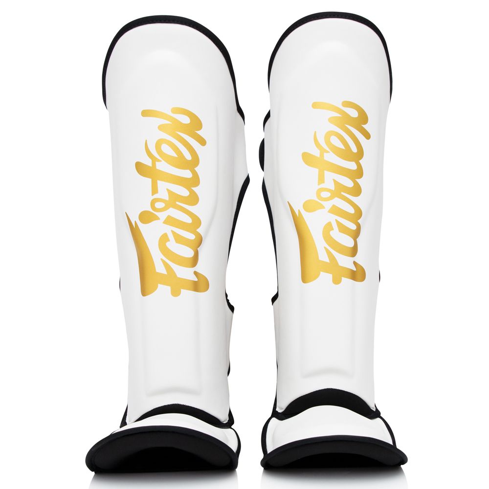 FAIRTEX KICKBOKS SCHEENBESCHERMERS FXB - WIT/GOUD