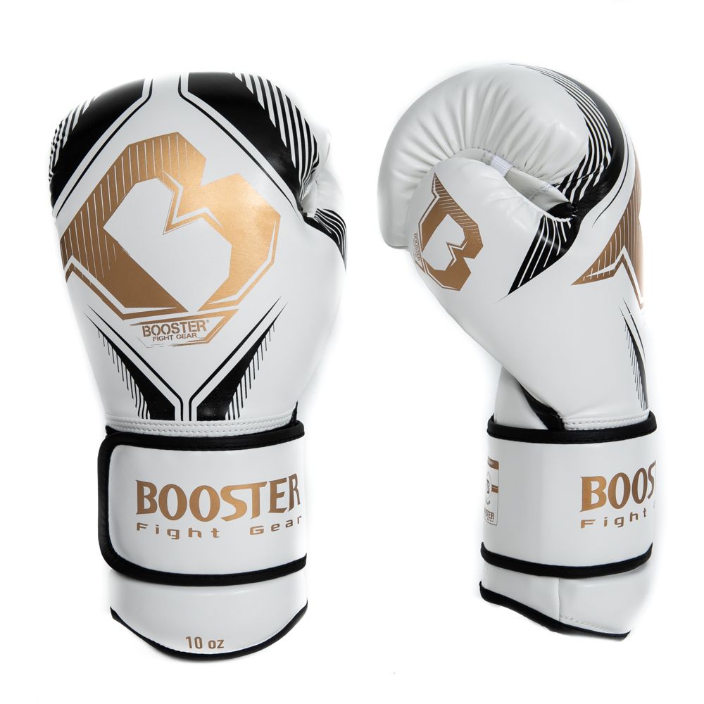 BOOSTER (KICK)BOKSHANDSCHOEN BANGKOK WIT/GOUD