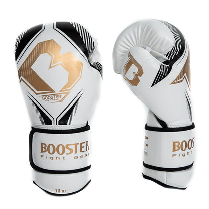 BOOSTER (KICK)BOKSHANDSCHOEN BANGKOK WIT/GOUD