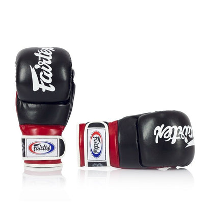 FAIRTEX MMA-SPARRINGSHANDSCHOENEN - ZWART