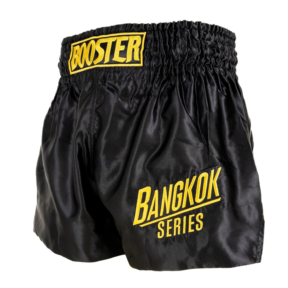 BOOSTER KICKBOKS BROEKJE BANGKOK ZWART/GEEL