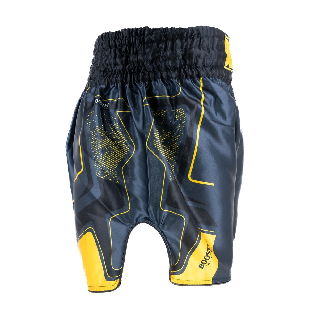 Short de kickboxing Booster Ignite noir/jaune