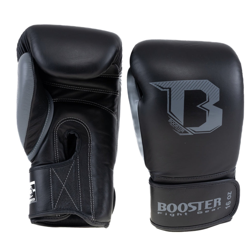 GANT DE BOXE BOOSTER (KICK) RS1 NOIR/GRIS