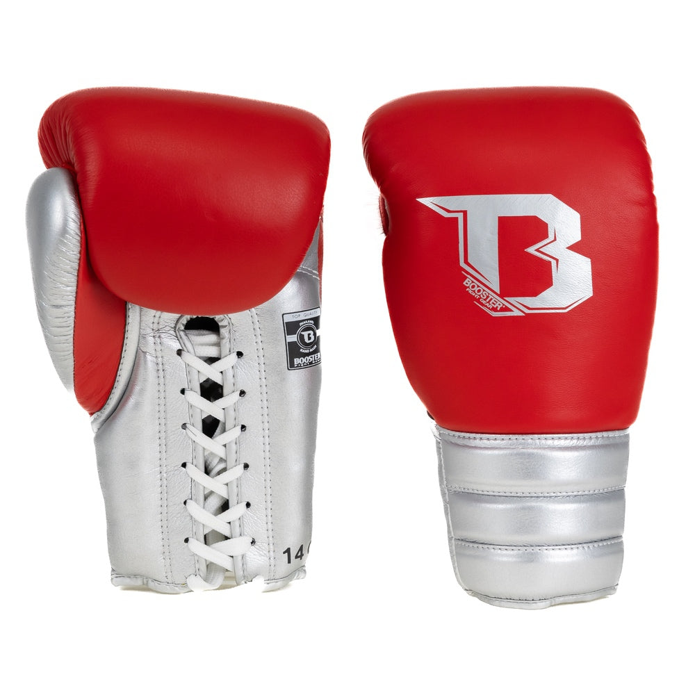 BOOSTER (KICK)BOKSHANDSCHOENEN RAPID STRIKE LU ROOD/ZILVER