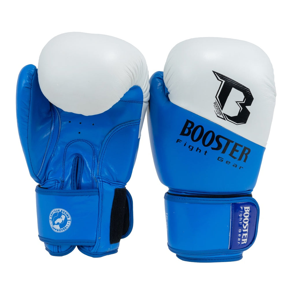 Gants de boxe Booster Thunder-Bleu/Blanc