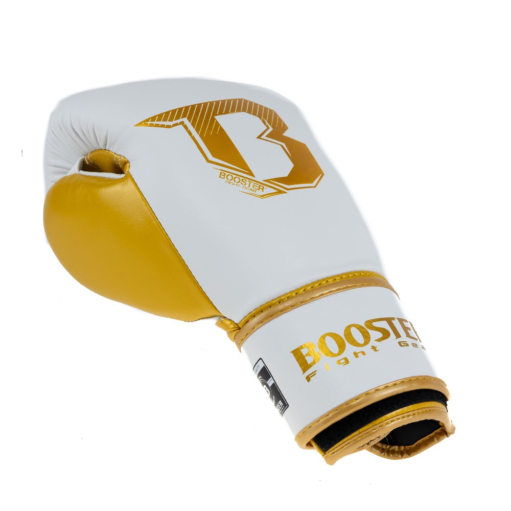 Gants de boxe Booster (Kick) RS4 Blanc/Or