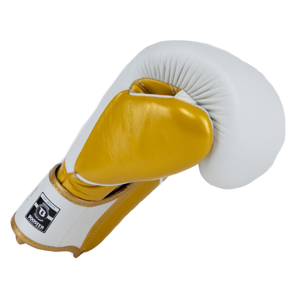 Gants de boxe Booster (Kick) RS4 Blanc/Or