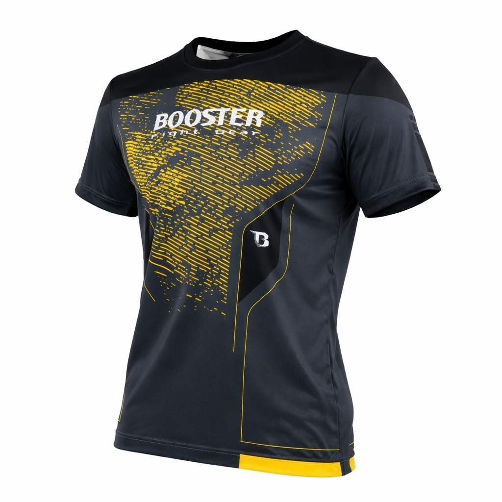 T-SHIRT BOOSTER - IGNITE NOIR/JAUNE