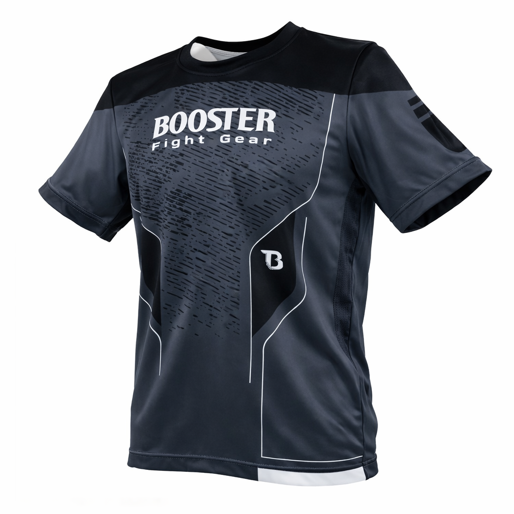 BOOSTER T-SHIRT- IGNITE ZWART/WIT
