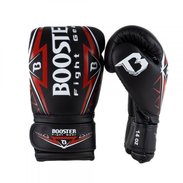 booster (kick)bokshandschoen BG war zwart/rood