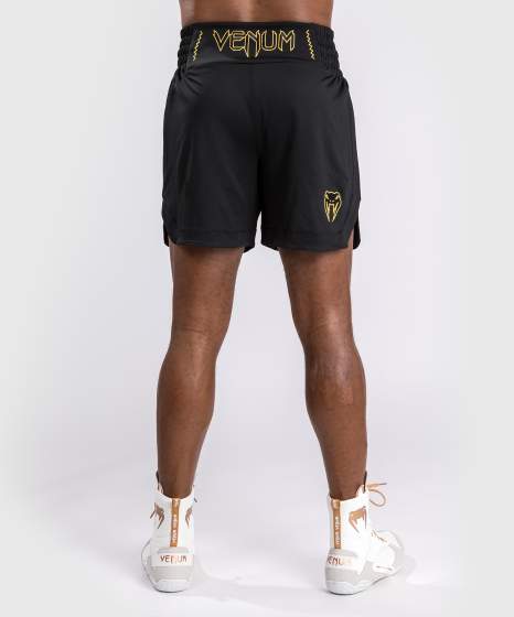VENUM CLASSIC BOXING SHORTS - ZWART/GOUD
