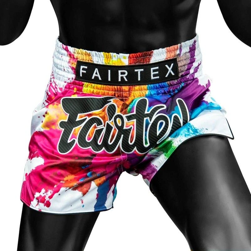 FAIRTEX MUAY THAI BROEKJE WITTE FUNK