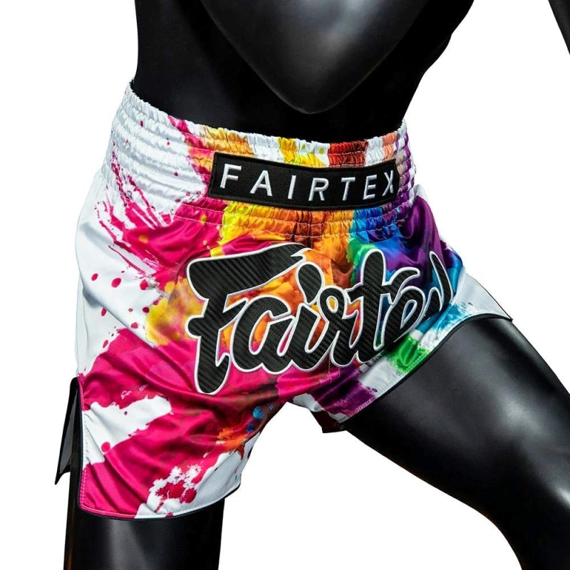 FAIRTEX MUAY THAI BROEKJE WITTE FUNK
