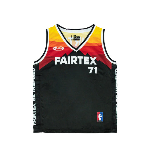 FAIRTEX BASKETBALL JERSEY - ZWART/ORANJE