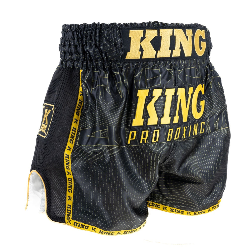 KING PRO BOXING SCHORT-ZWART/GOUD