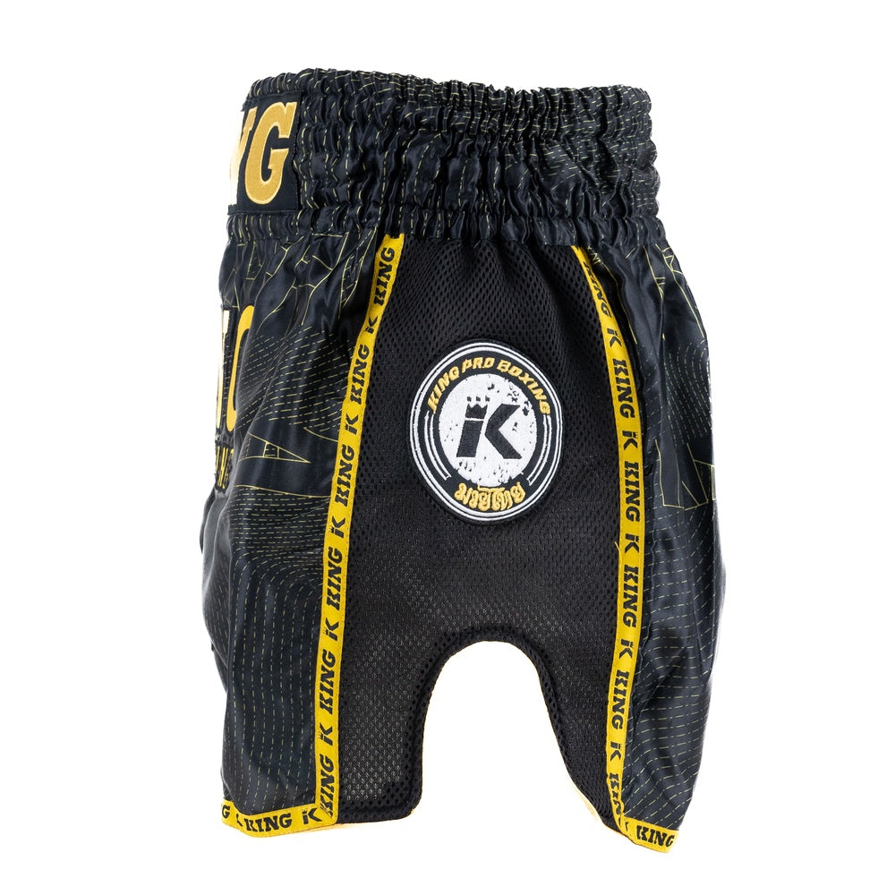 KING PRO BOXING SCHORT-ZWART/GOUD