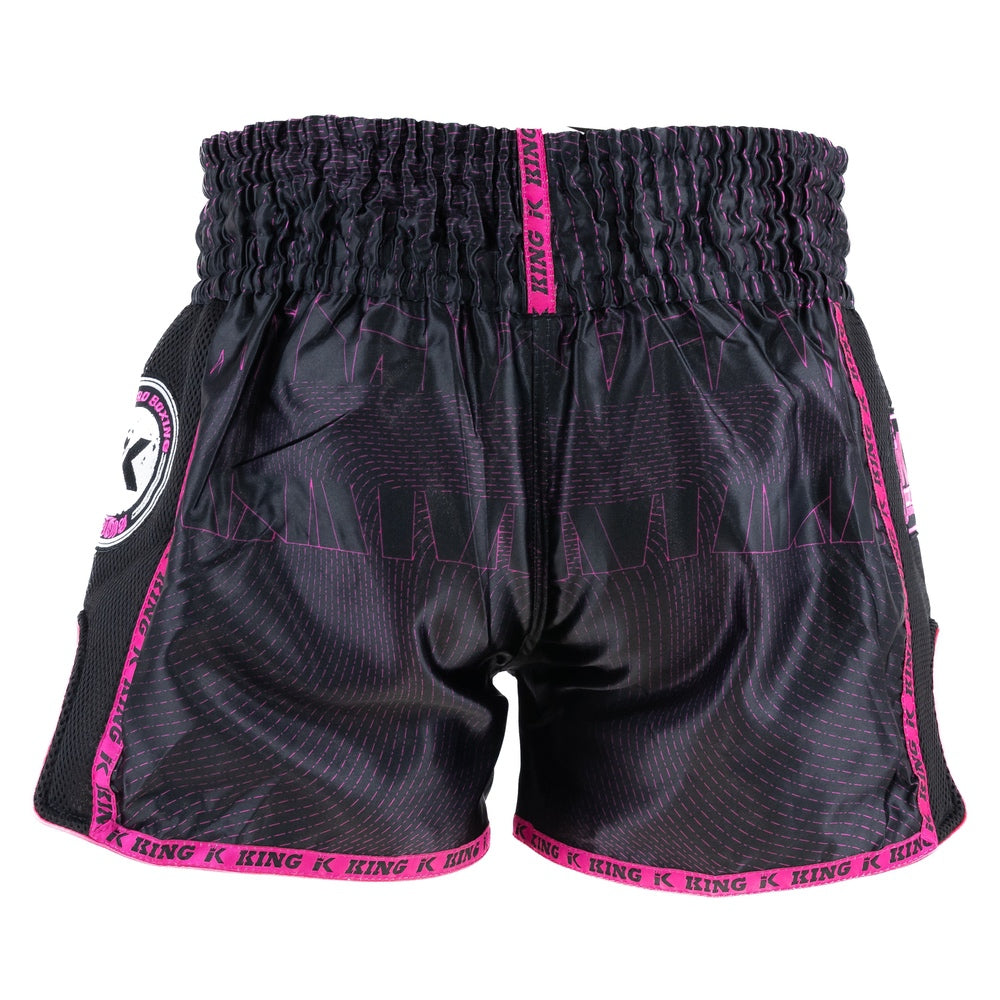 KING PRO BOXING SCHORT-ZWART/ROOS