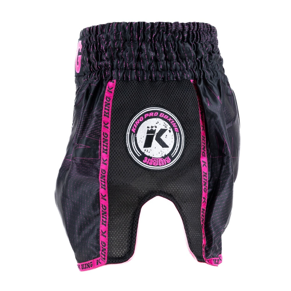 KING PRO BOXING SCHORT-ZWART/ROOS
