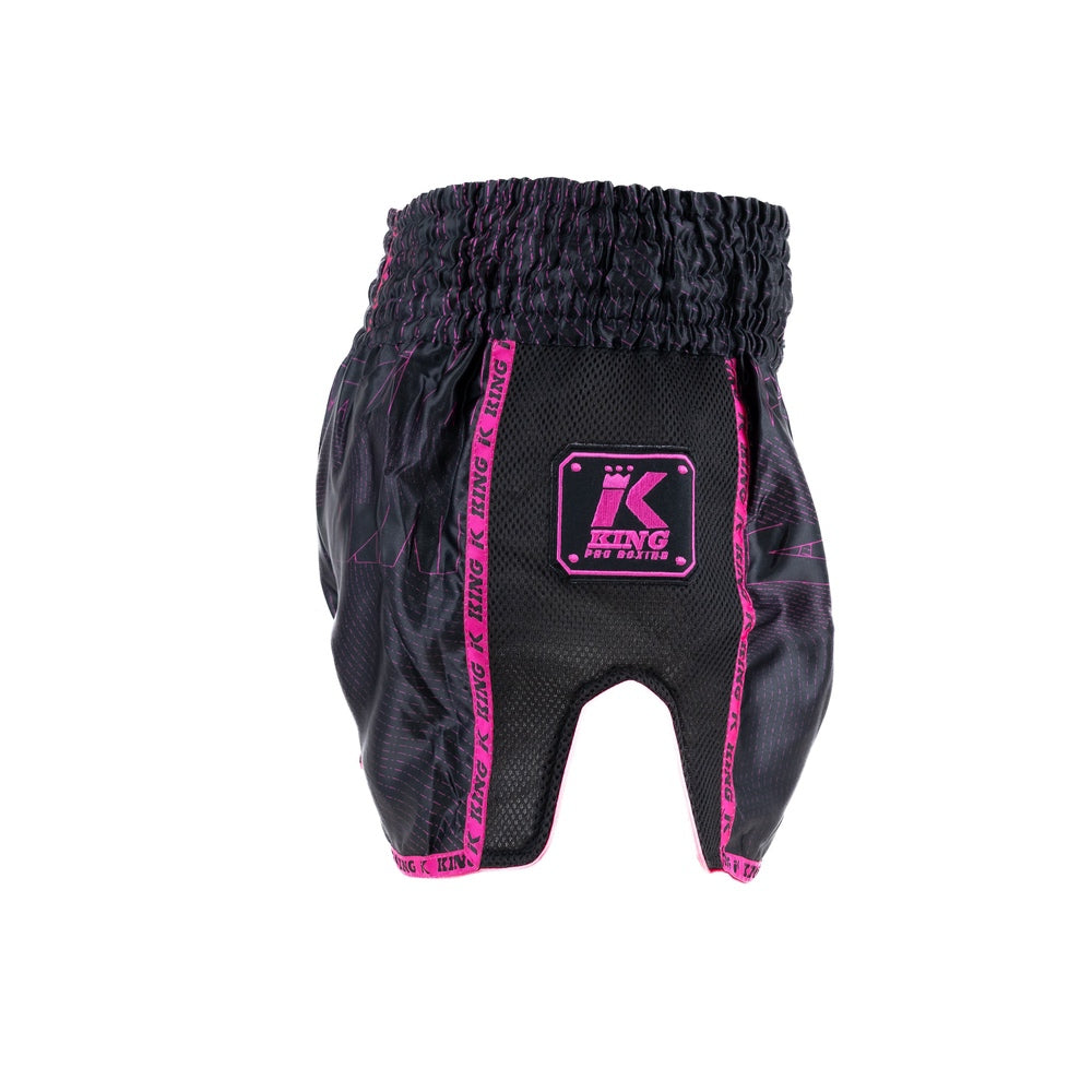KING PRO BOXING SCHORT-ZWART/ROOS