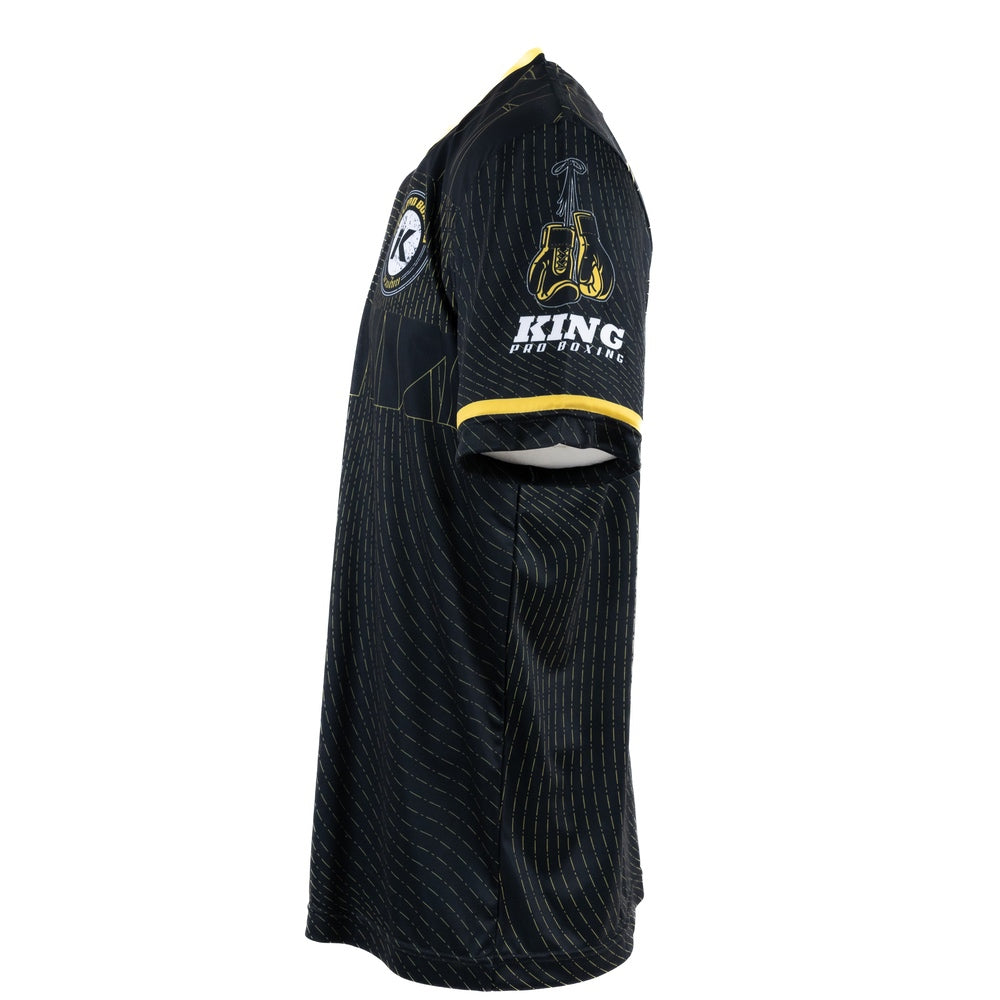 KING PRO BOXING 08 SHIRT-BLACK/GOLD