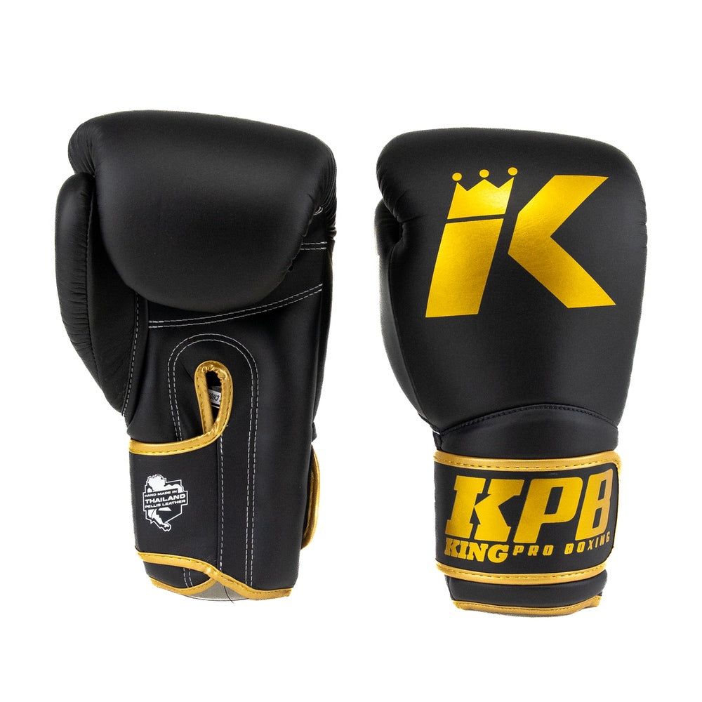 KING PRO (KICK)BOKSHANDSCHOENEN KPB BGK 3 ZWART/GEEL