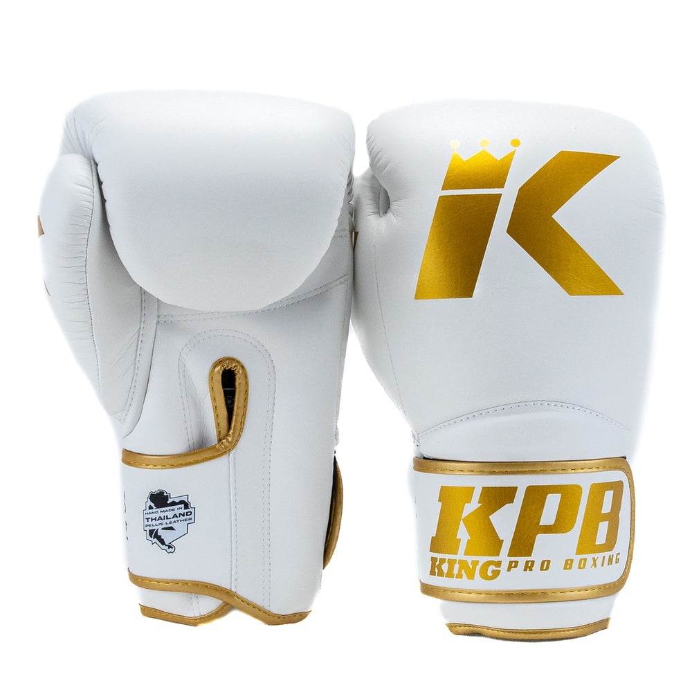 KING PRO (KICK)BOKSHANDSCHOENEN KPB BGK 4 WIT/GOUD