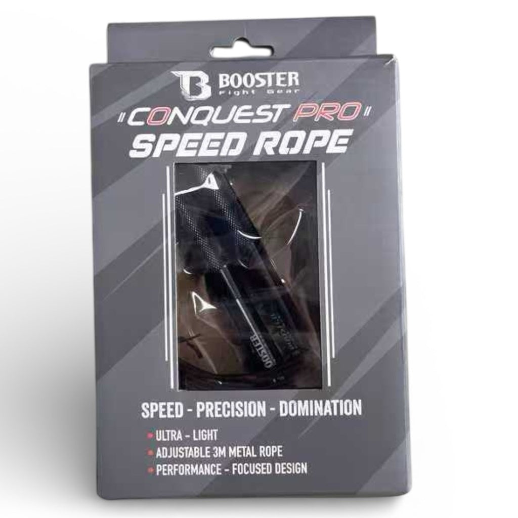 BOOSTER SPRINGTOUW CONQUEST PRO ZWART